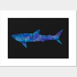 Shark Silhouette Posters and Art